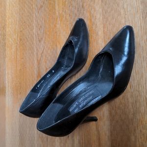 Vintage Black Designer Heels Stuart Weitzman